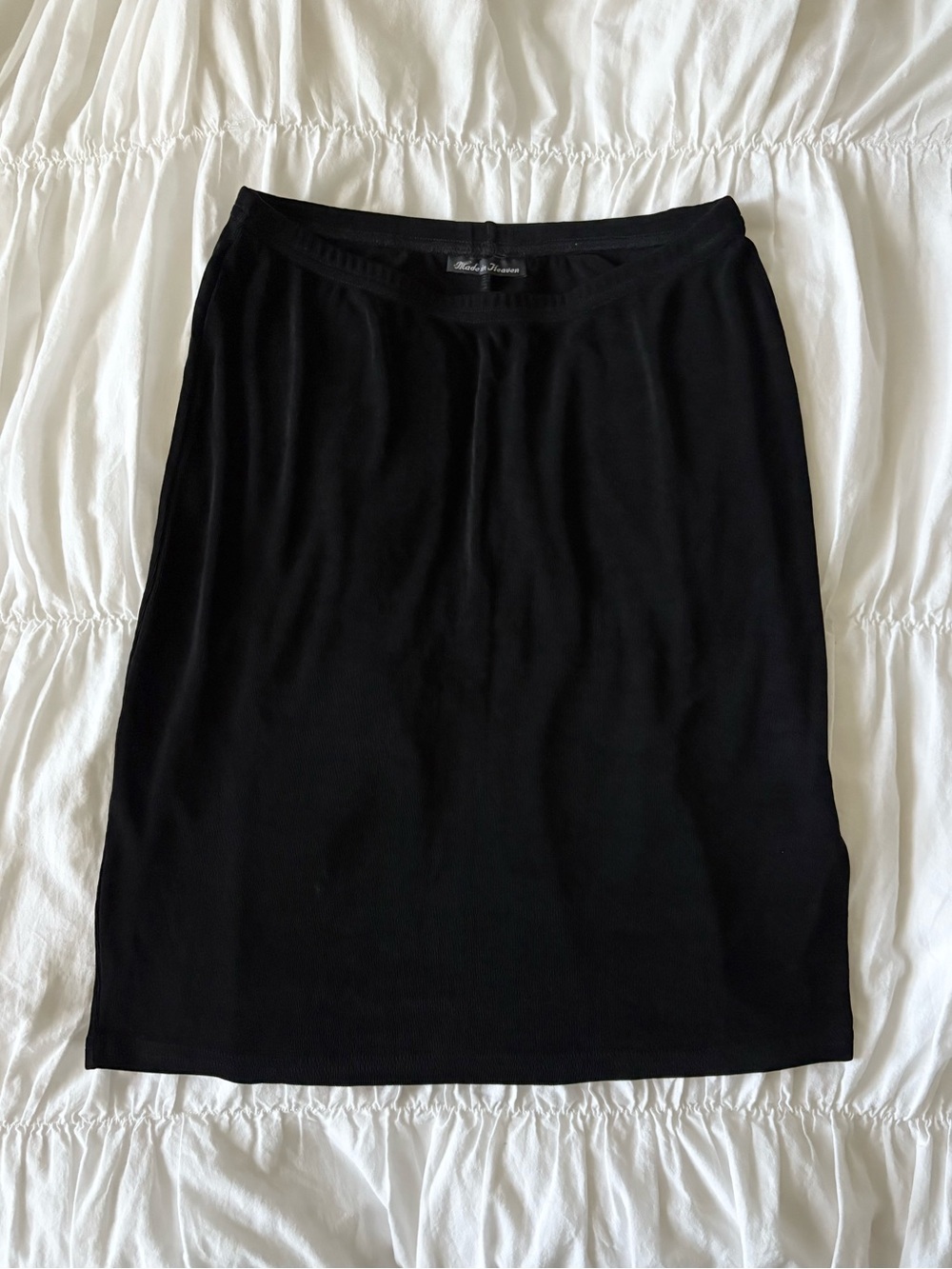 Y2K Vintage Black Midi Skirt